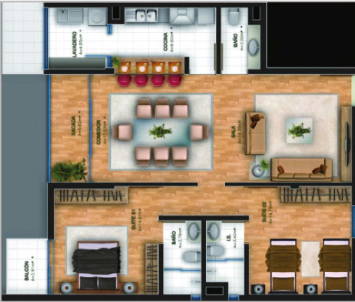 Planos departamentos
